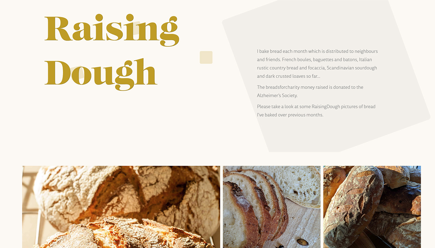 Mike Penlington Bread and Photography Portfolio Website Thumbnail